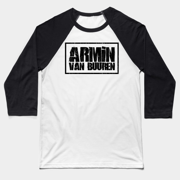 Retro Design Armin Van Buuren Baseball T-Shirt by LEMESGAKPROVE